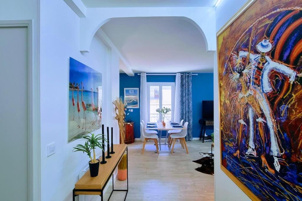 Le Clavel Superbe Deco, Centre Historique, Climatise, Parking A Proximite Apartment Sete Ngoại thất bức ảnh